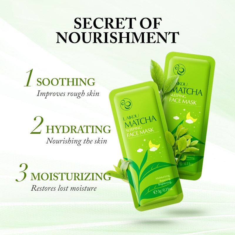 Kit de soins pour la peau au Thé Vert : Produit cosmétique coréen hydratant, exfoliant anti-acné et anti-âge pour une beauté du visage éclatante