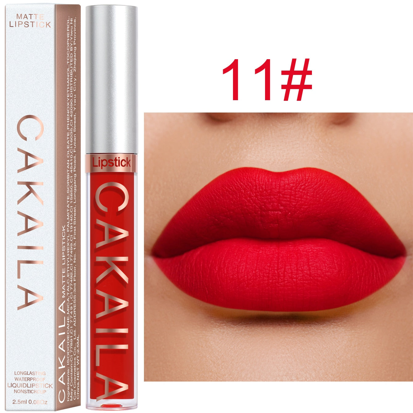 Rouge à Lèvres Liquide 18 Couleurs 256 - Maquillage Bon Marché Longue Durée - Sexy Rose Nu En Vrac