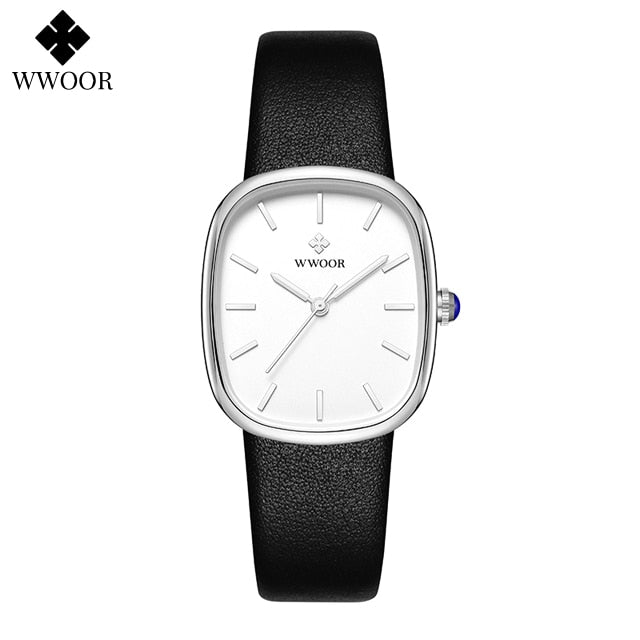 Montre-bracelet étanche en cuir pour femme, montre-bracelet à quartz pour femme, marque supérieure, mode de luxe, 2023