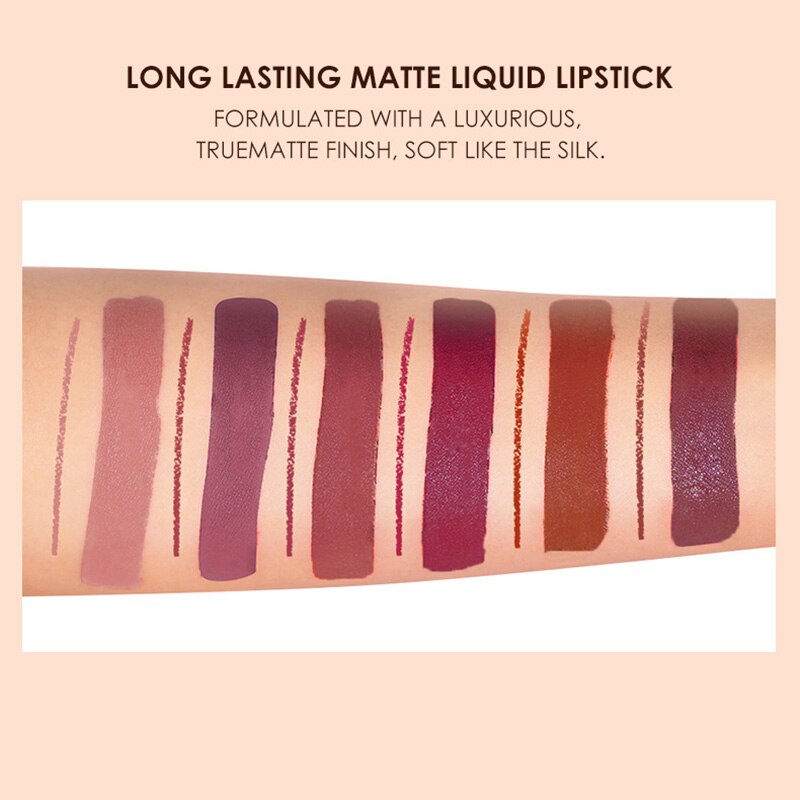 Ensemble Jules Liner - Gloss à Lèvres Velours pour Femme - Crayon Lisse - Beauté Sexy - Nude Imperméable Longue Durée - Cosmétique 12 Pièces
