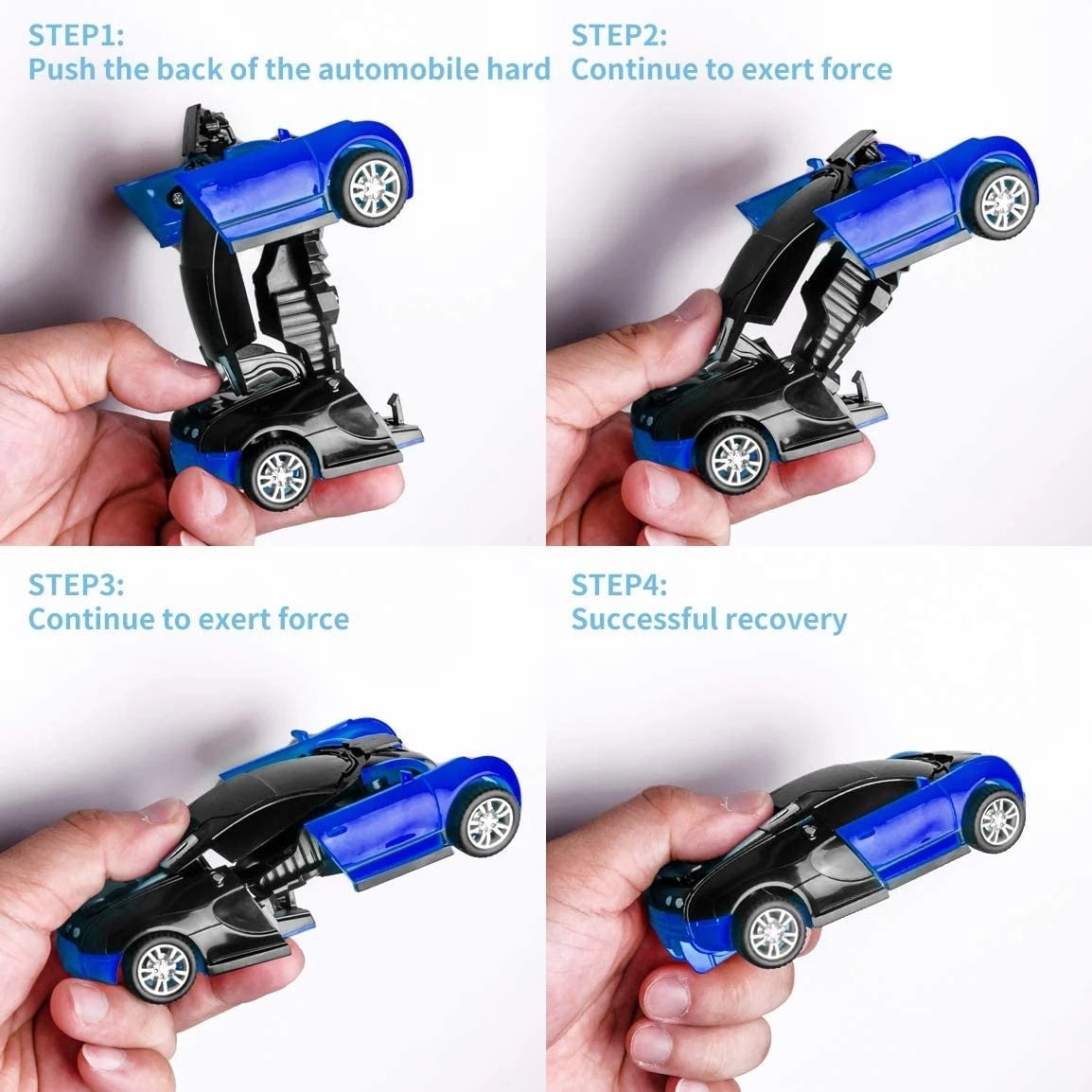 Transformez-vous en un monde de jeu passionnant avec notre Robot Transformable à Conversion de Forme Automatique d'un Simple Clic - Le Cadeau Idéal pour les Enfants - Jouet Voiture pour des Moments d'Interaction Parents-Enfan