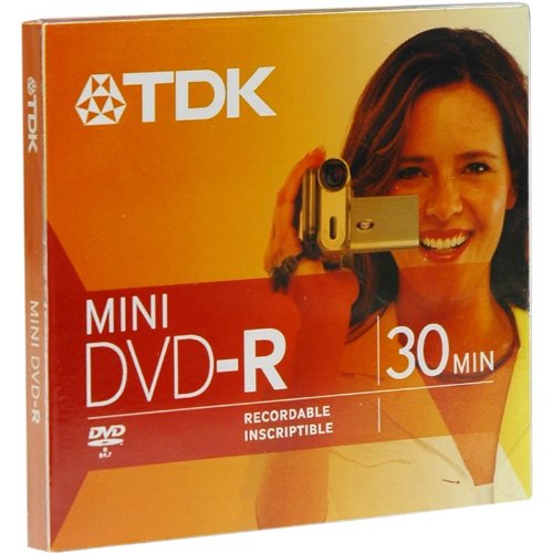 TDK 1.4GB Mini DVD-R Disc for Camcorder (Discontinued by Manufacturer)