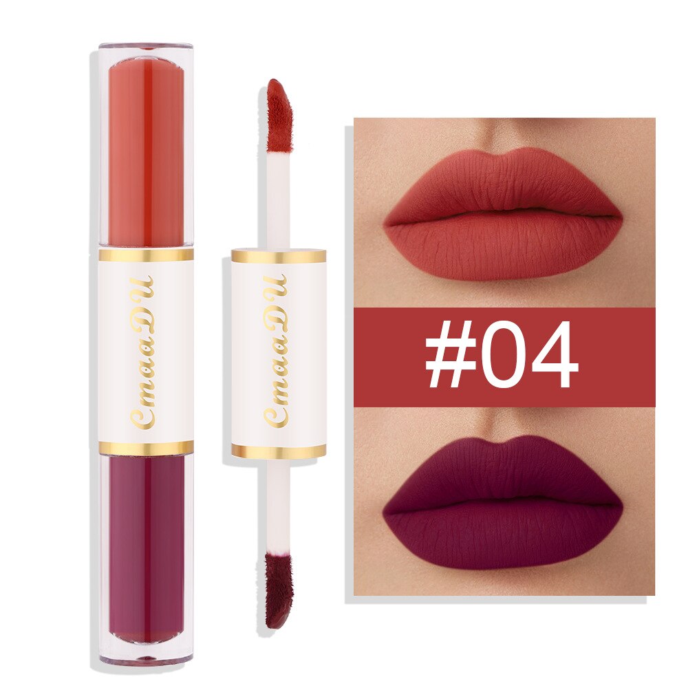 Kit de Rouge à Lèvres 5 en 1 - Couleurs ChlorStrip Velvet Sexy Red Jules Tint - Tasse Antiarina - Huile de Maquillage Jules Gloss - Ensemble Cosmétique