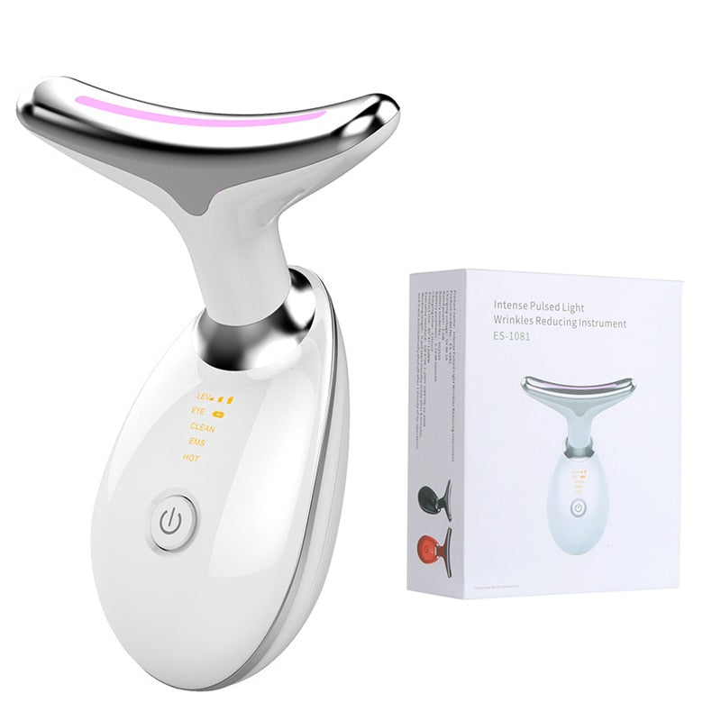 Appareil de beauté du visage et du cou, Machine de Lifting du visage, masseur Facial EMS, réduit le Double menton, Anti-rides, resserre la peau, outils de soins de la peau