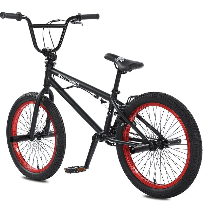 Vélo BMX Freestyle Wolf's Fang 2.0 pouces en alliage d'aluminium pour les enfants et les jeunes | Cadre MTB robuste | Stunt, acrobatie et jonglerie à couper le souffle