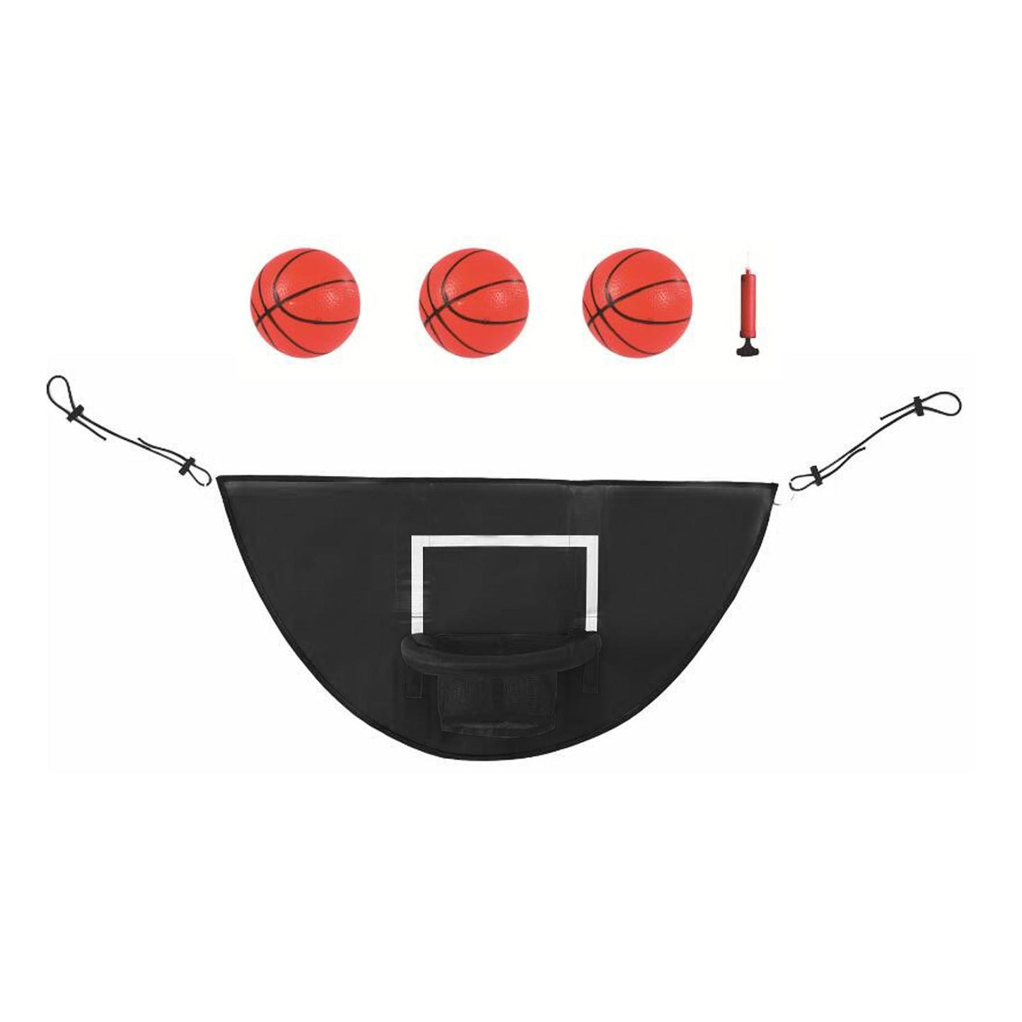 Panier de basket pour trampoline : Matériaux imperméables et résistants aux rayons du soleil, structure de basket-ball