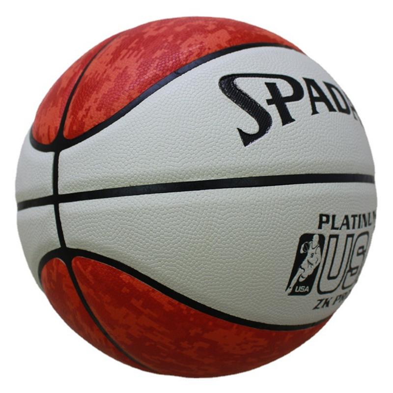 Ballon de basketball adulte en PU : Résistant à l'usure, non-glissant, idéal pour l'intérieur et l'extérieur, compétitions et entraînements sportifs