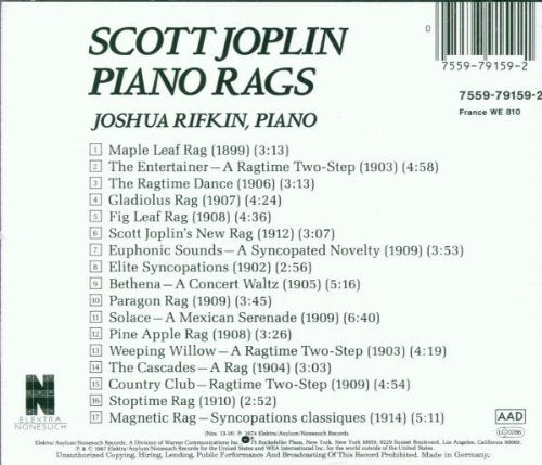 Scott Joplin Piano Rags
