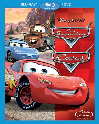 Les Bagnoles / Cars (Bilingue Blu-ray Combo Pack) [Blu-ray + DVD] (Version fr...