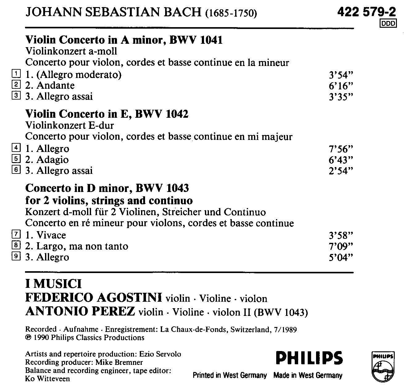 Violin Concerti