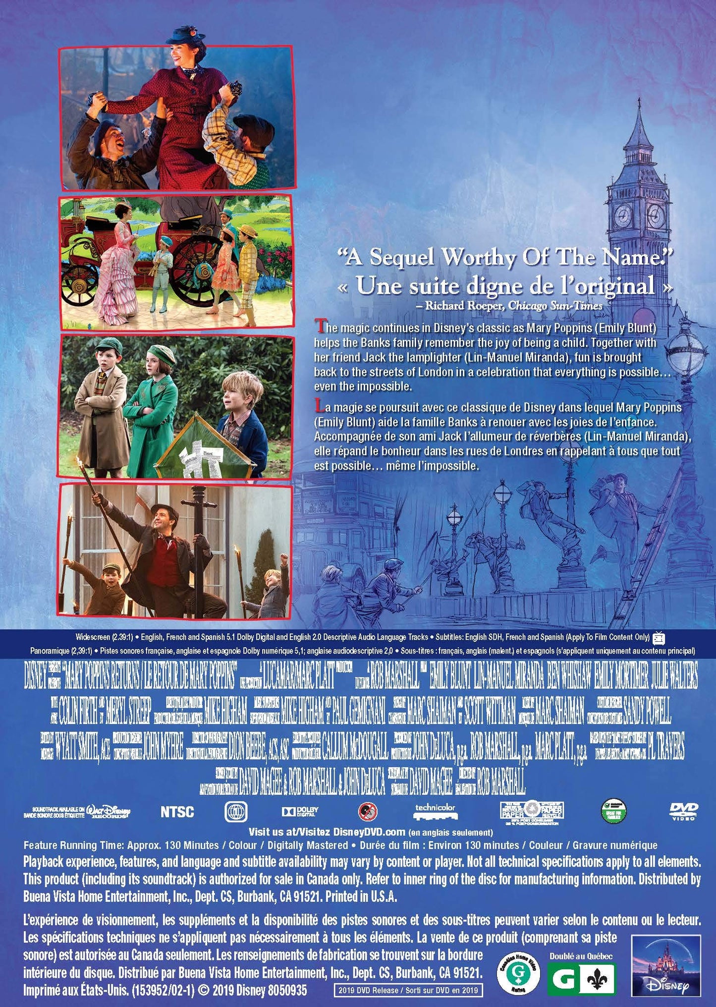 Mary Poppins Returns (Bilingual)