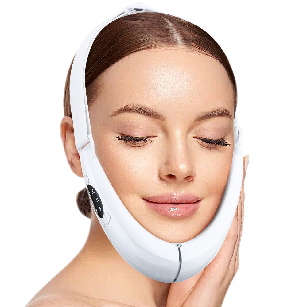 Ceinture de lifting du visage V-Line Up, masseur à vibrations amincissant, affichage LED, lifting du visage, soins de beauté du visage